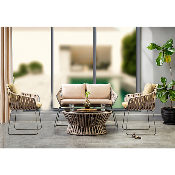 Marina Series Outdoor Chairs Combo Set W2005 - ( Set of 4 Items) | SunHome Furniture