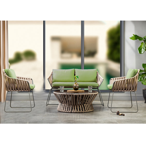 Marina Series Outdoor Chairs Combo Set W2005 - ( Set of 4 Items) | SunHome Furniture