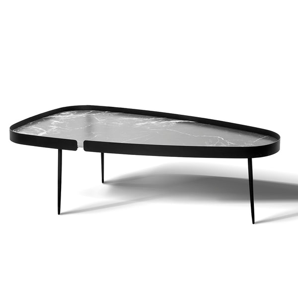 SunHome Coffee Table with ceramic top - W5001XL | Stylish Living Room Accent Furniture with Sleek Design and Durable Construction