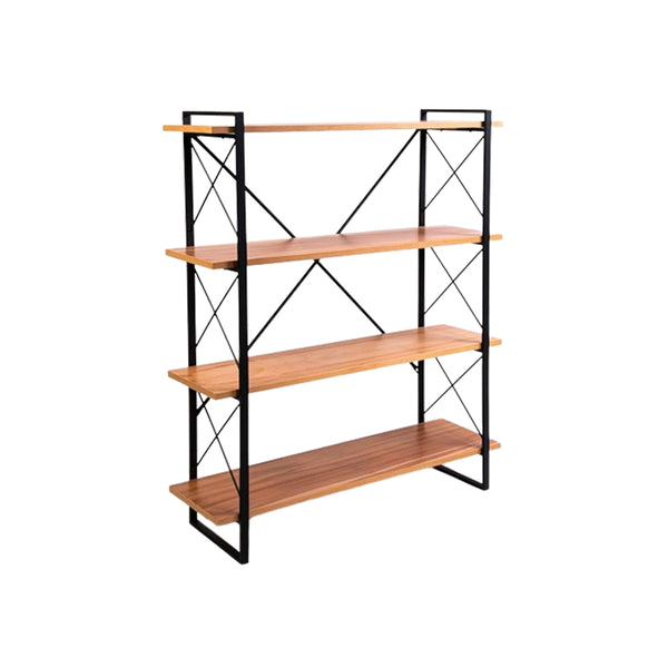 SunHome Furniture Natural Wood Design Assembly Rack/Shelf for Living Room - Modern Storage Solution with Easy Assembly  - W1440