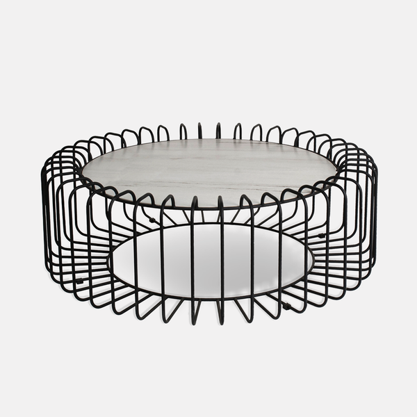 Sunhome Furniture Wire Design Round Coffee Table - W3001 XL