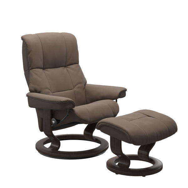 Stressless Mayfair Classic Recliner chair with Footstool Mole