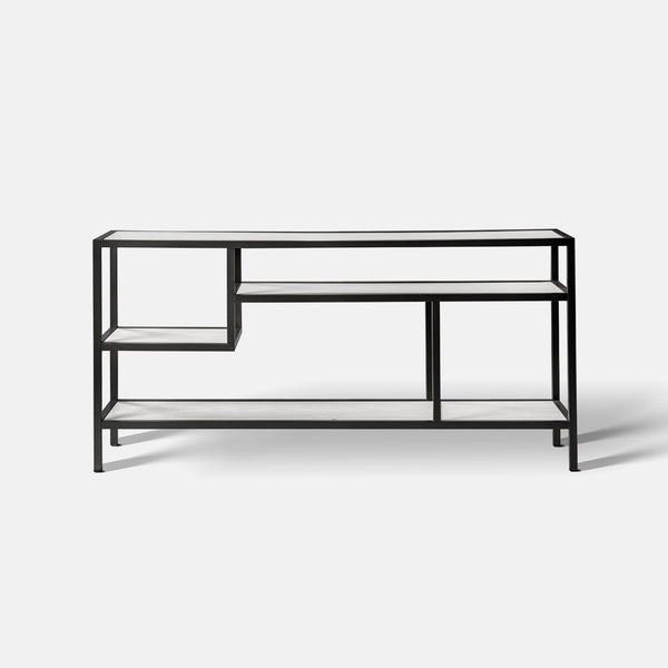 SunHome Ravello  TV Unit wit Storage Shelf - Elegant Organizer for Your Space - W1300 - Stylish and Functional Furniture Piece for Home Decor