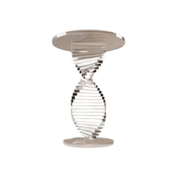 Acrylic Round Side Table Transparent Side Table DNA Design - SHBR 142